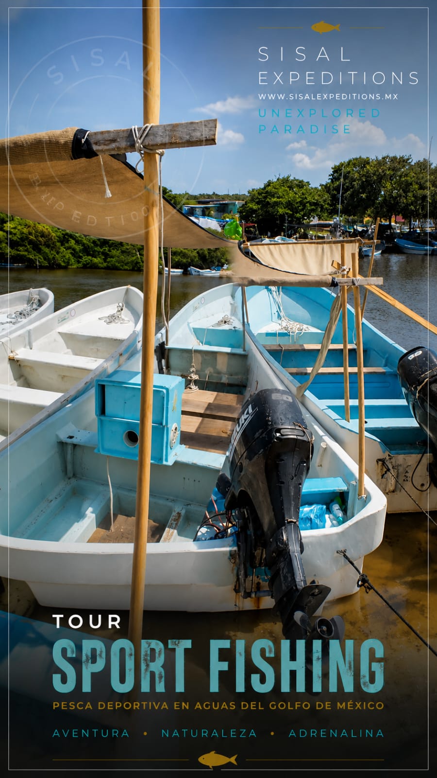Lancha pesca artesanal Sisal
