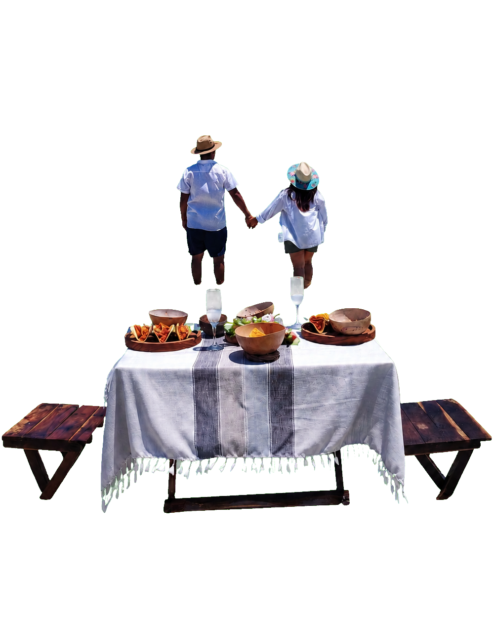 Pareja Picnic Sisal