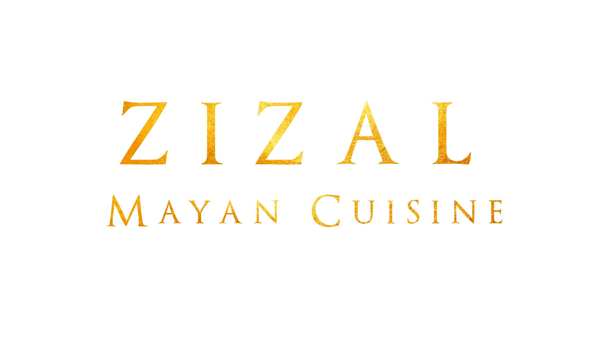 Logotipo Zizal Mayan Cuisine — Cocina Gourmet Maya Sisal Yucatán